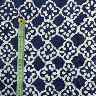 Pamutvászon BATIK NEW INDIGO design D