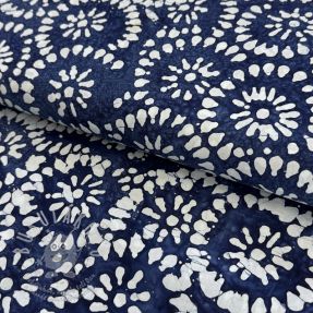 Pamutvászon BATIK NEW INDIGO design B