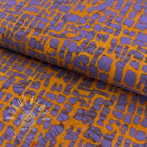 Pamutvászon BATIK NEW design H orange