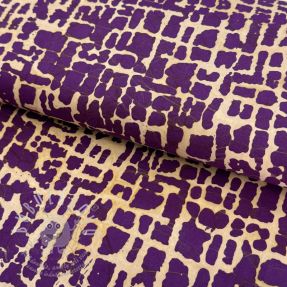 Pamutvászon BATIK NEW design H violet