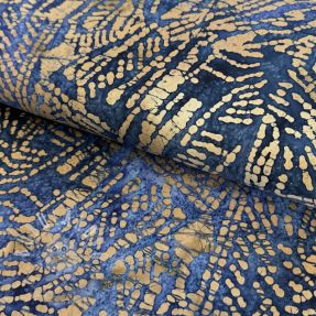 Pamutvászon BATIK NEW design F navy