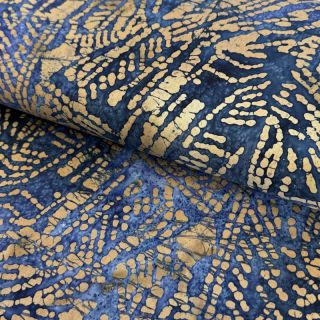 Pamutvászon BATIK NEW design F navy