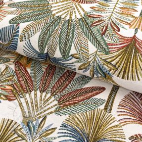 Dekorációs anyag jacquard Mayorque blanc
