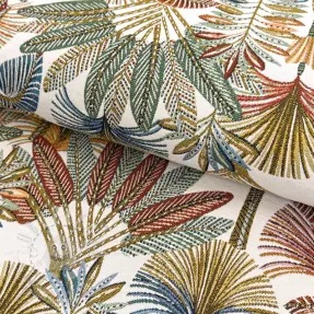 Dekorációs anyag jacquard Mayorque blanc