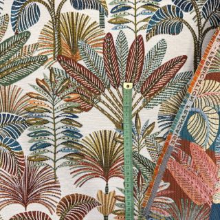 Dekorációs anyag jacquard Mayorque blanc