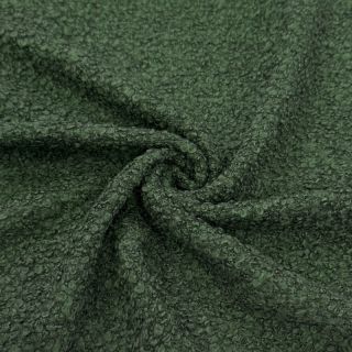 Pulóver anyag Bouclette forest green