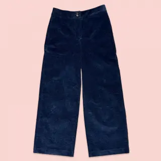 Kordbársony 6W WASHED STRETCH navy
