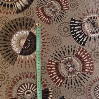 Dekorációs anyag jacquard Mandala Circle Sun