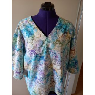 Pamutvászon UNIQUE BATIK design M lavender