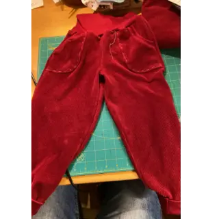 Kordbársony 6W WASHED STRETCH rust
