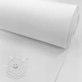 Körkötött sima passzé PREMIUM white