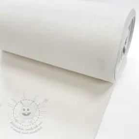 Körkötött sima passzé PREMIUM off white