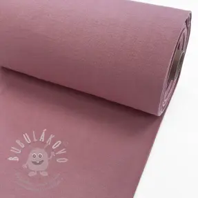 Körkötött sima passzé PREMIUM old pink