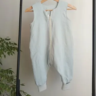 Dupla géz/muszlin baby blue ORGANIC