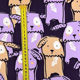 Jersey Funny dogs dark purple