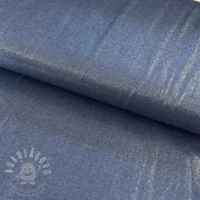 Pamutvászon JEANS FOIL SILVER