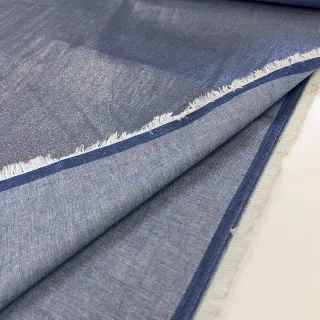 Pamutvászon JEANS FOIL SILVER