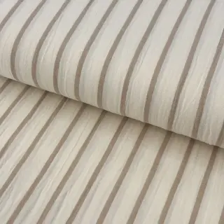 Dupla géz/muszlin YARN DYED Thin strip beige
