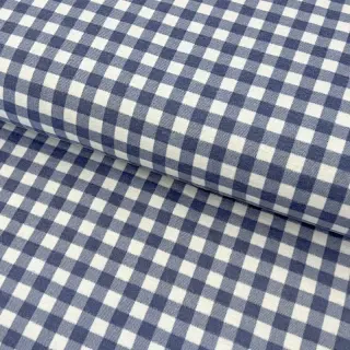 Pamutvászon FLANNEL Check blue