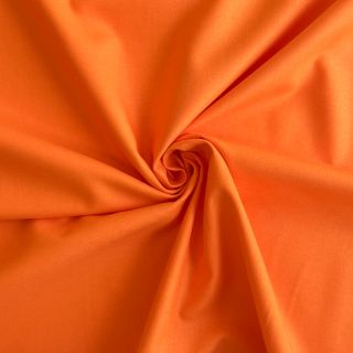 Popelín pamut anyag tangerine