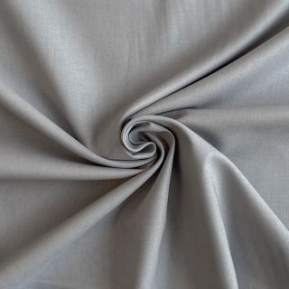 Popelín pamut anyag metal grey