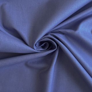 Popelín pamut anyag dark blue lavender