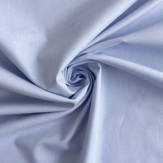 Popelín pamut anyag light blue lavender