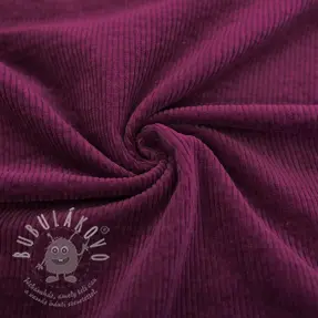 Kordbársony 6W WASHED STRETCH aubergine