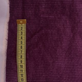Kordbársony 6W WASHED STRETCH aubergine
