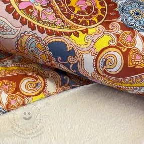 Műszőrme Paisley digital print