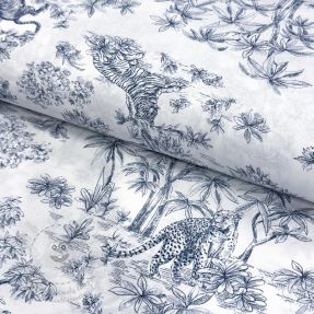 Pamutvászon Acajou blue PERCALE
