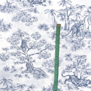 Pamutvászon Acajou blue PERCALE
