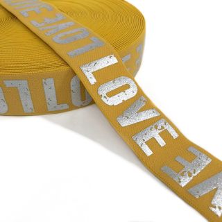 Sima gumi 3,5 cm LOVE ochre
