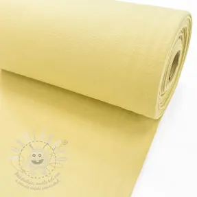 Körkötött sima passzé PREMIUM pale banana