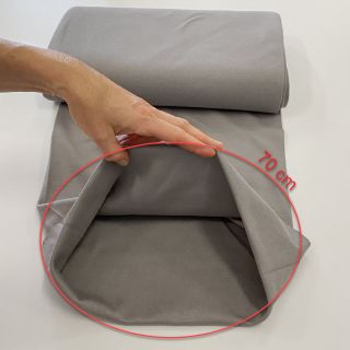 Körkötött sima passzé PREMIUM lime cream