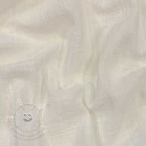 Pamutvászon SLUB WASHED off white