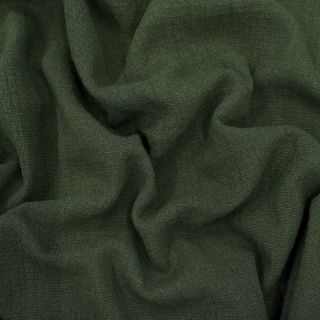Pamutvászon SLUB WASHED army green