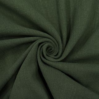 Pamutvászon SLUB WASHED army green
