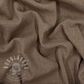 Pamutvászon SLUB WASHED taupe