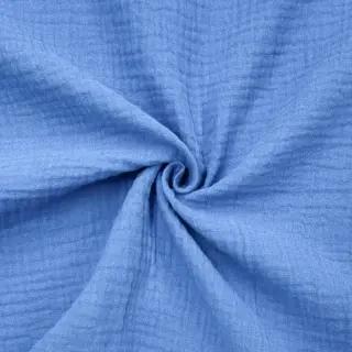 Dupla géz/muszlin royal blue ORGANIC