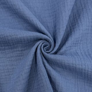 Dupla géz/muszlin midnight blue ORGANIC