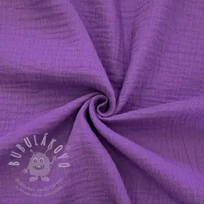 Dupla géz/muszlin violet ORGANIC