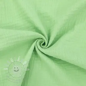 Dupla géz/muszlin light lime ORGANIC