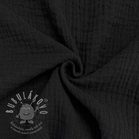 Dupla géz/muszlin black ORGANIC