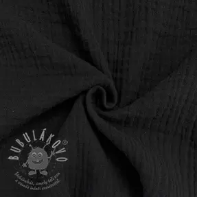 Dupla géz/muszlin black ORGANIC