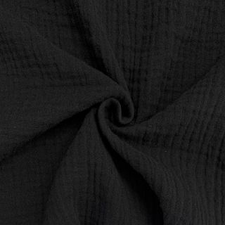 Dupla géz/muszlin black ORGANIC