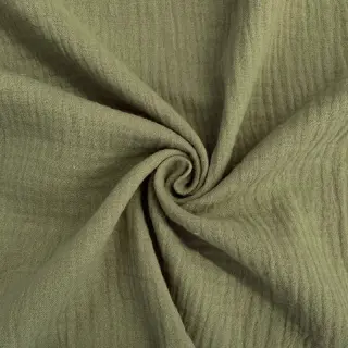 Dupla géz/muszlin moss green ORGANIC