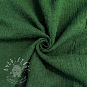 Dupla géz/muszlin dark green ORGANIC