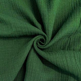 Dupla géz/muszlin dark green ORGANIC
