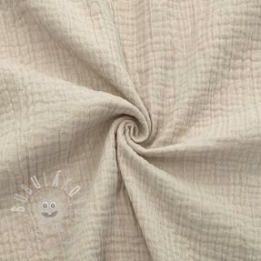 Dupla géz/muszlin light sand ORGANIC